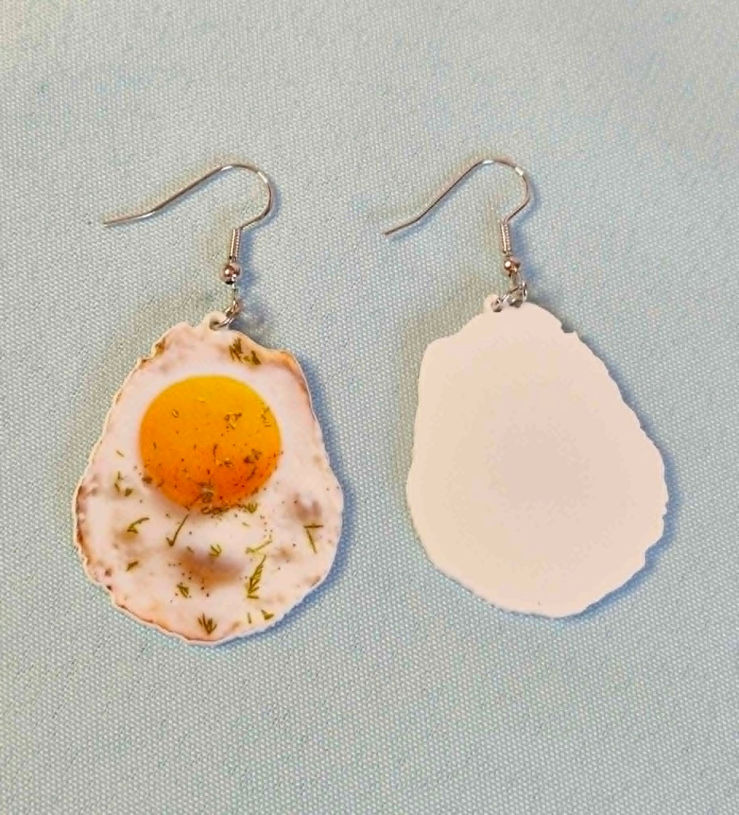 Fried Egg dangly Earrings