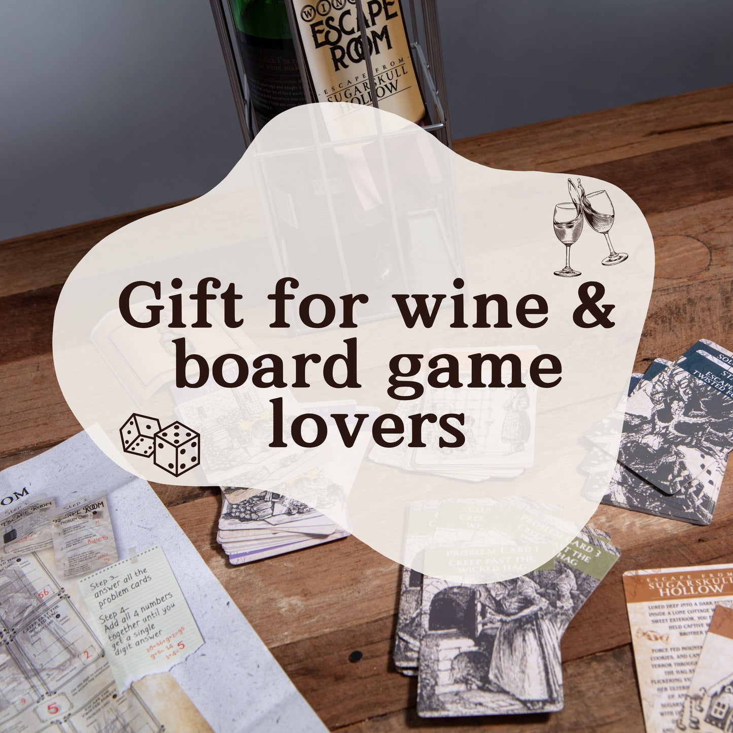 Wine Escape Room Game - Sugarskull Hollow - Wine Gifts