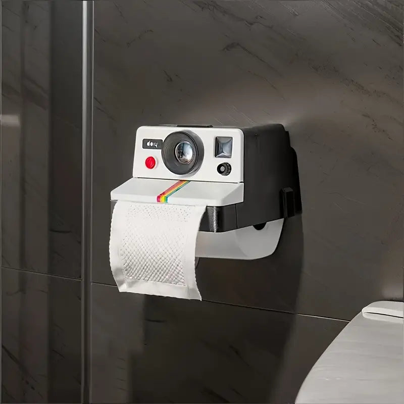 Retro Camera Design Resin Toilet Paper Holder
