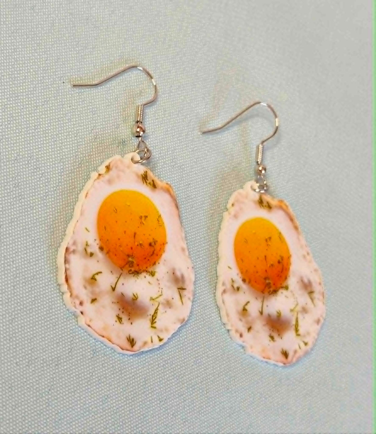 Fried Egg dangly Earrings