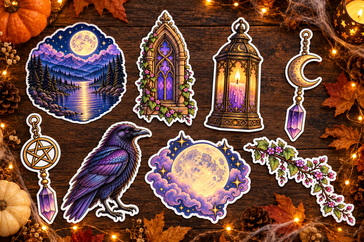 Gothic stickers