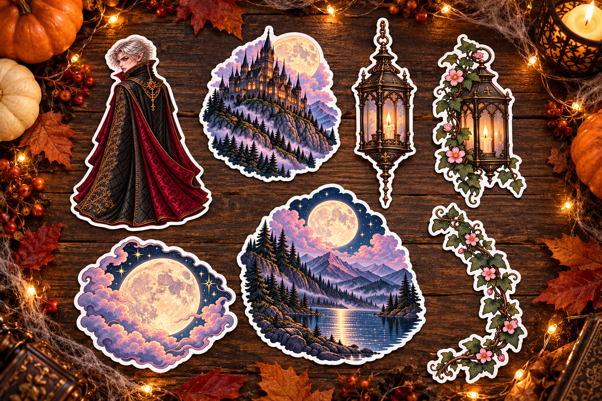 Gothic stickers