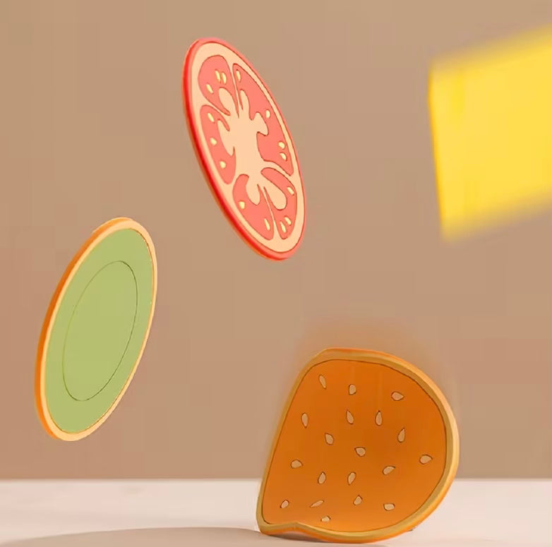Hamburger coaster set 8 pcs