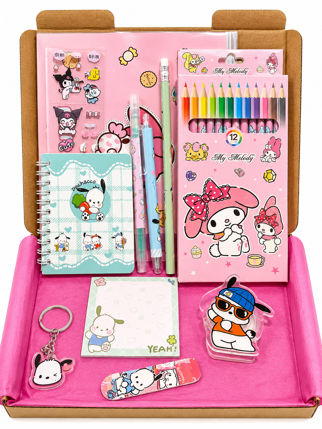 Back to school! Sanrio stationery letterbox gift