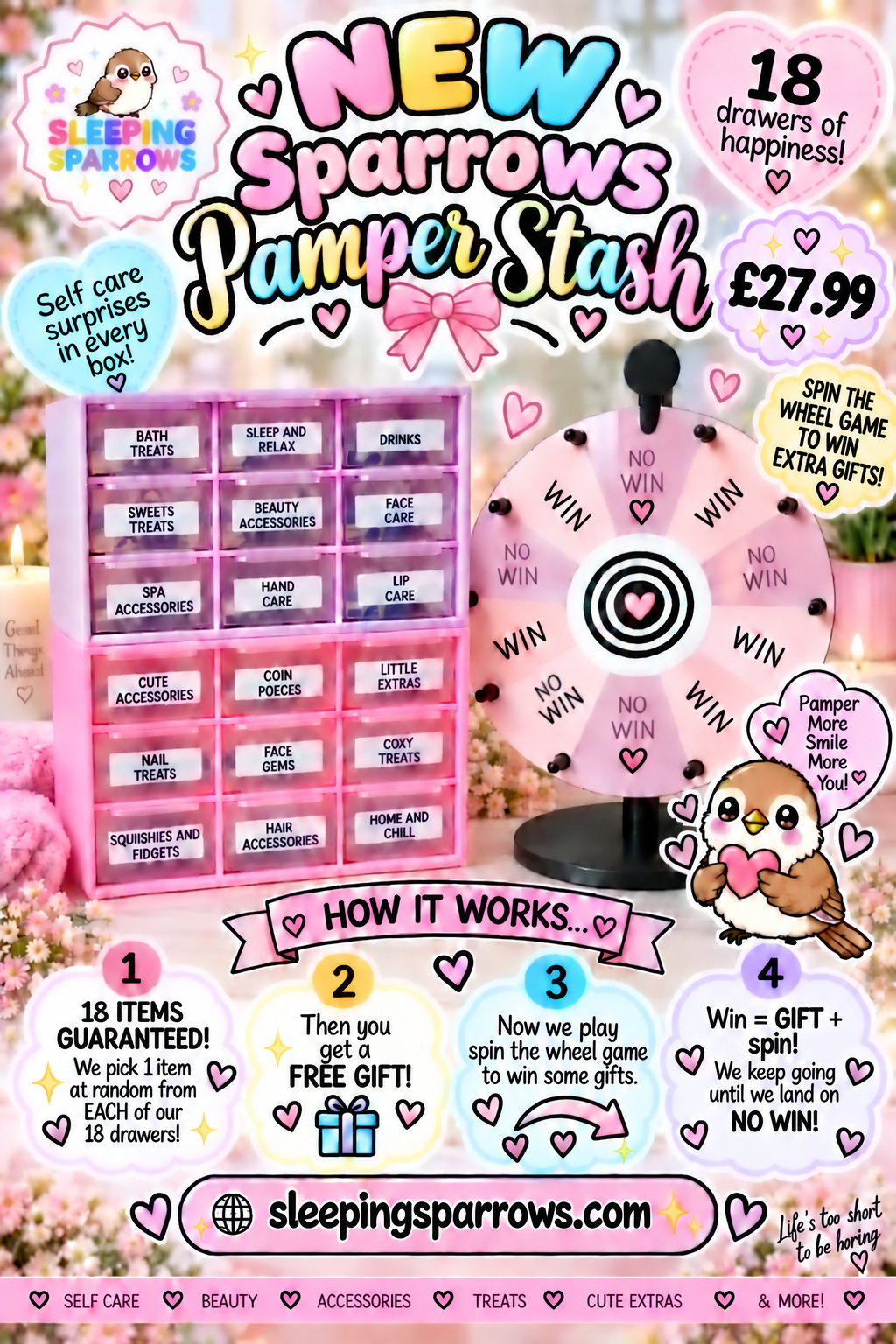 Sparrow Pamper Stash