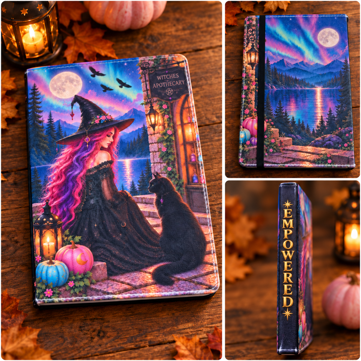 Gothic A5 Notebook cover and Notebook insert