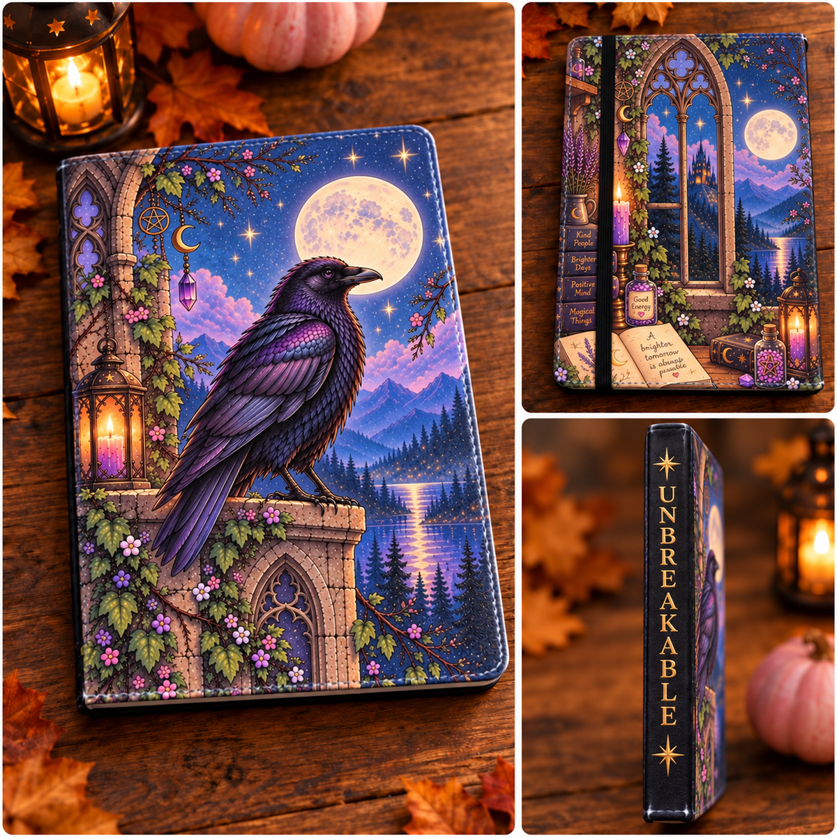 Gothic A5 Notebook cover and Notebook insert