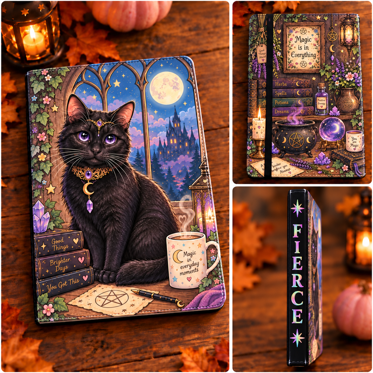 Gothic A5 Notebook cover and Notebook insert