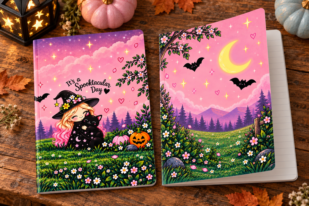 Kids Halloween Notebooks.
