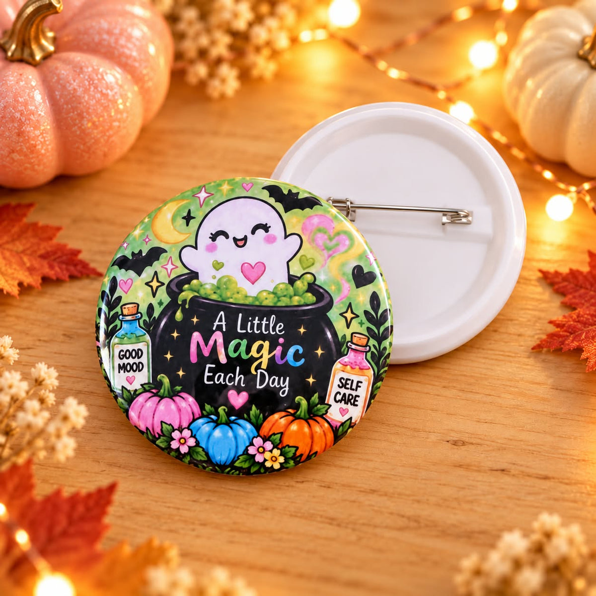 Kids Halloween Button badges