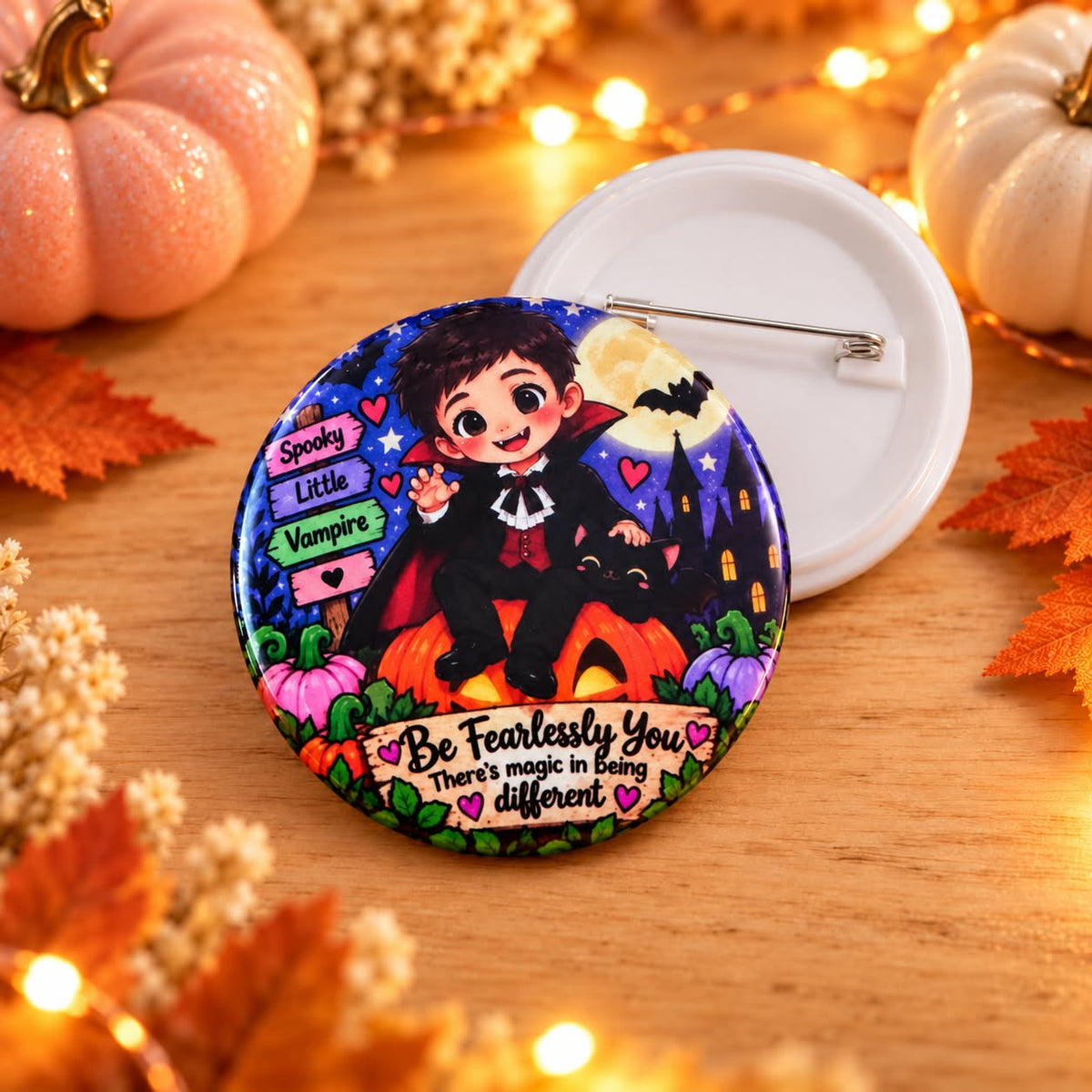 Kids Halloween Button badges