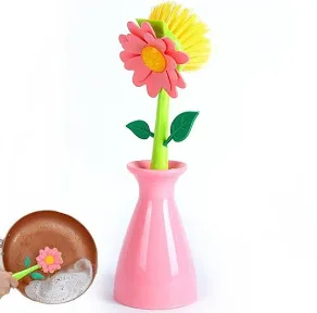 Flower cleaning brush