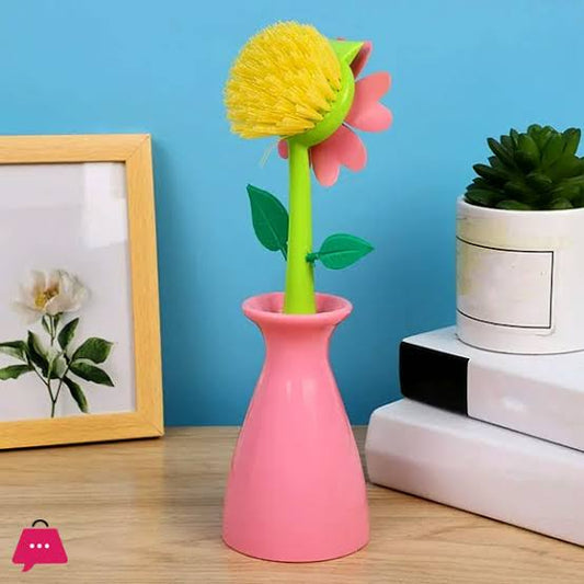 Flower cleaning brush