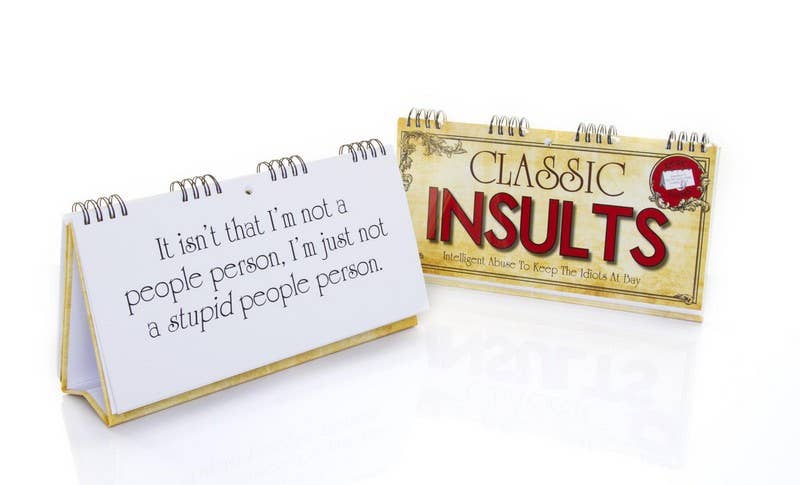 Classic Insults Flip Book